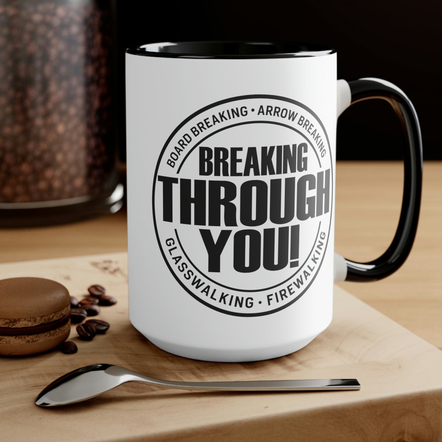 Breaking Through You! (Accent Mugs)