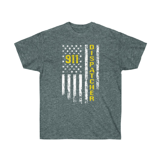 911 DISPATCHER FLAG (Unisex Ultra Cotton Tee)