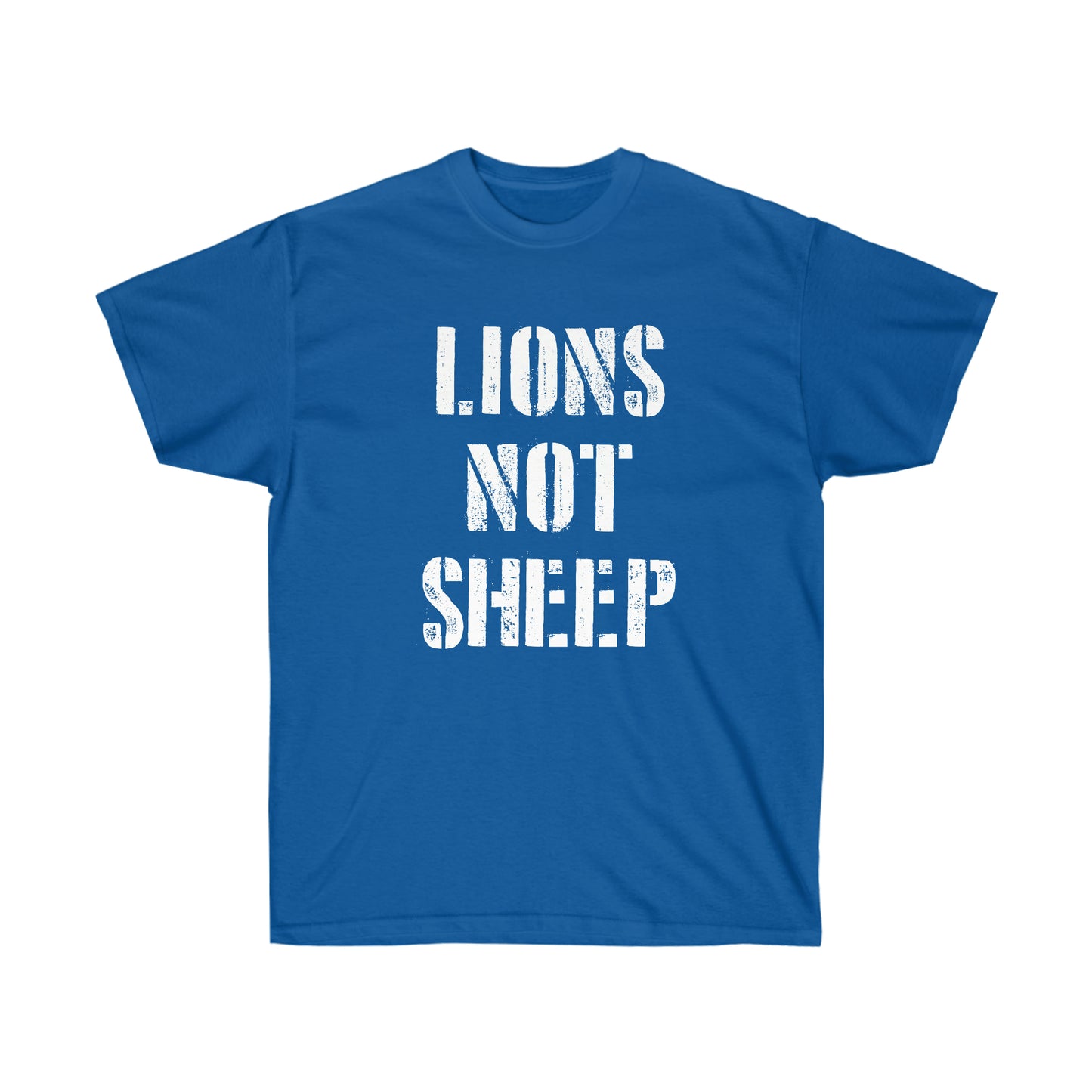 LIONS NOT SHEEP (Unisex Ultra Cotton Tee)