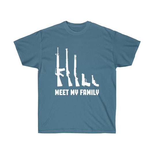 MEET MY FAMILY (Unisex Ultra Cotton Tee)