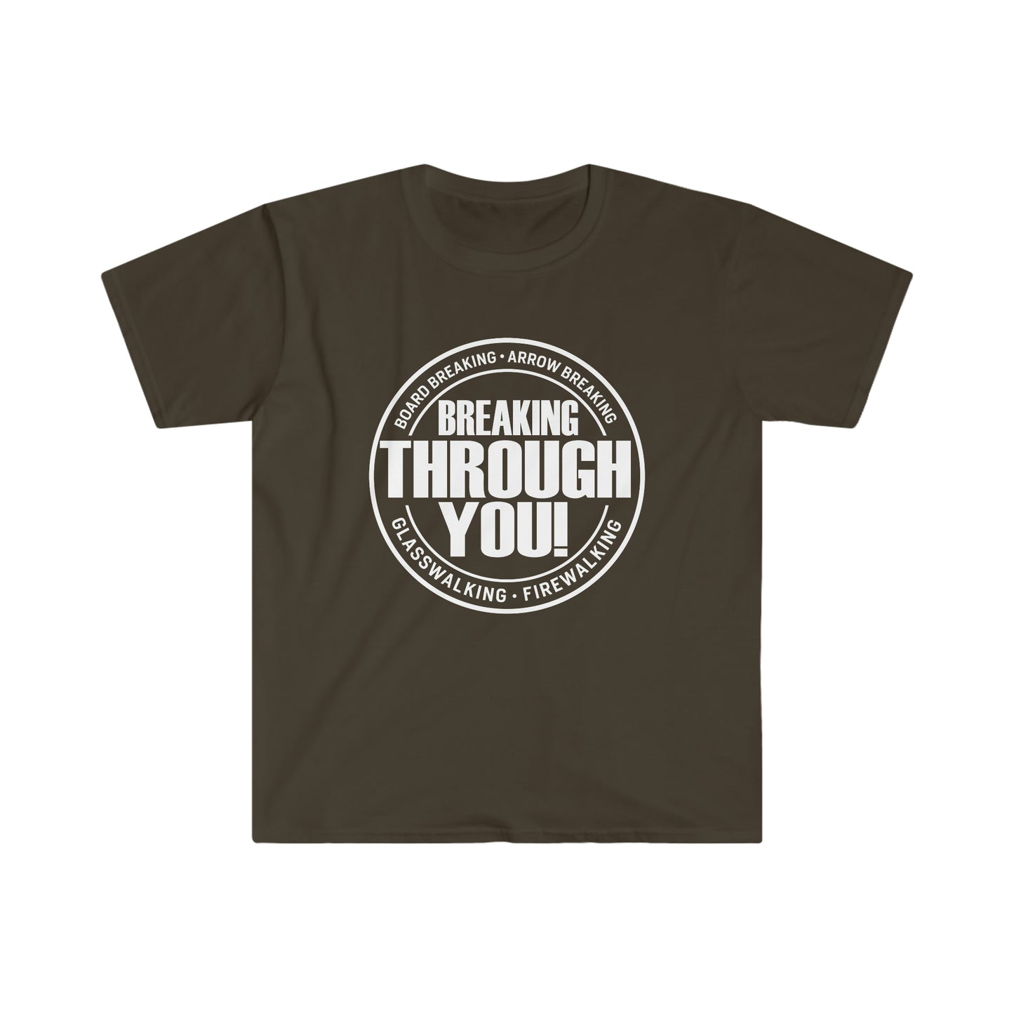 Breaking Through You! (Unisex Softstyle T-Shirt)