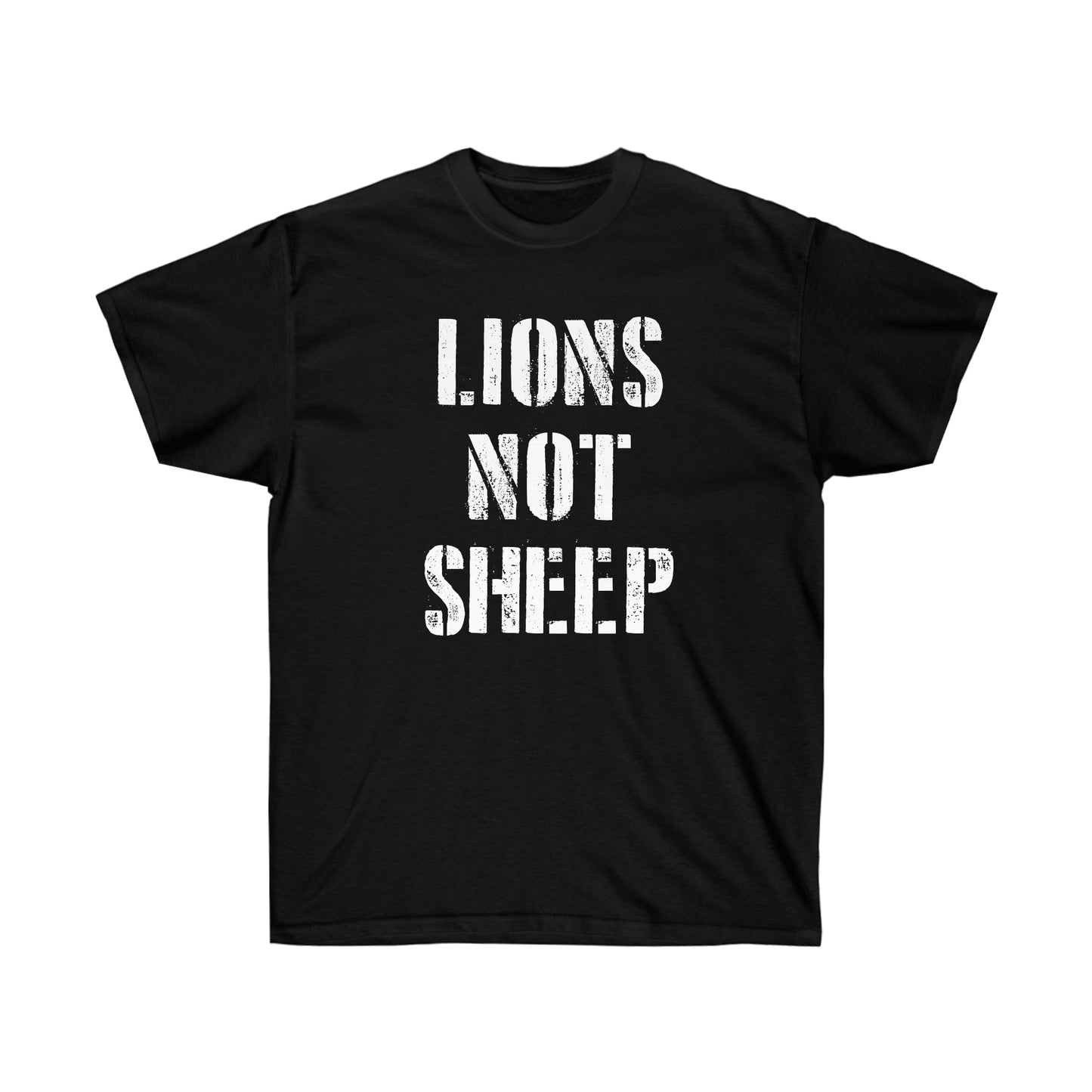 LIONS NOT SHEEP (Unisex Ultra Cotton Tee)