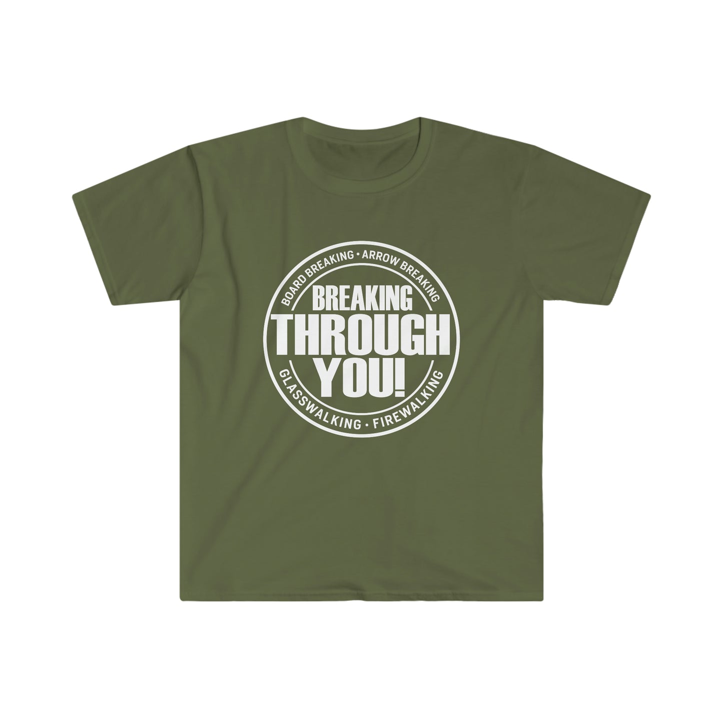 Breaking Through You! (Unisex Softstyle T-Shirt)