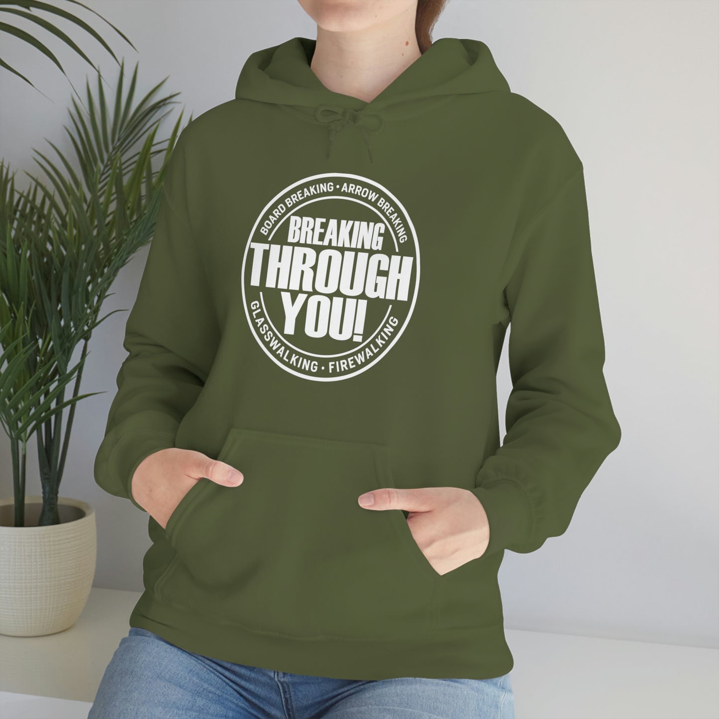 Breaking Through You! (Unisex Heavy Blend™ Hooded Sweatshirt)