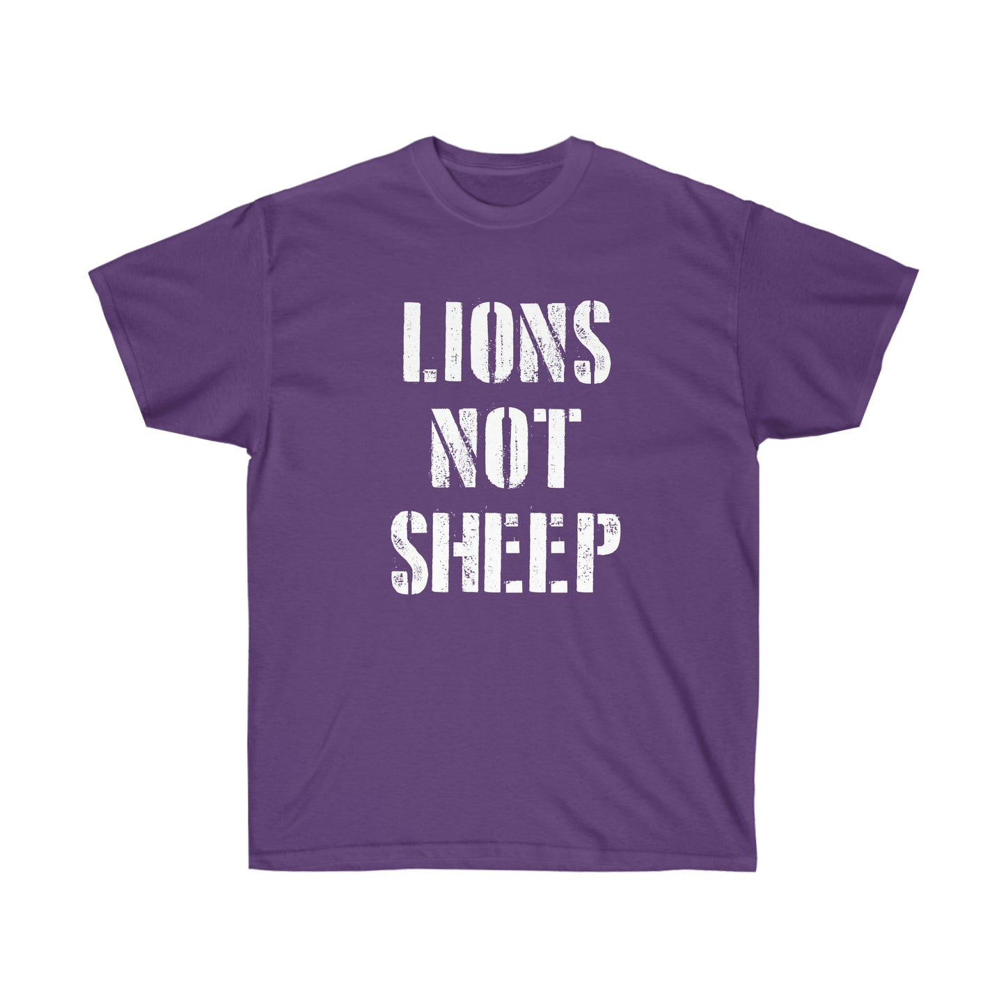 LIONS NOT SHEEP (Unisex Ultra Cotton Tee)