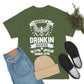 MERICA DRINKIN BOOZE REFUSING TO LOSE  (Unisex t-shirt)