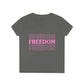 FREEDOM FREEDOM FREEDOM (Ladies' V-Neck T-Shirt)