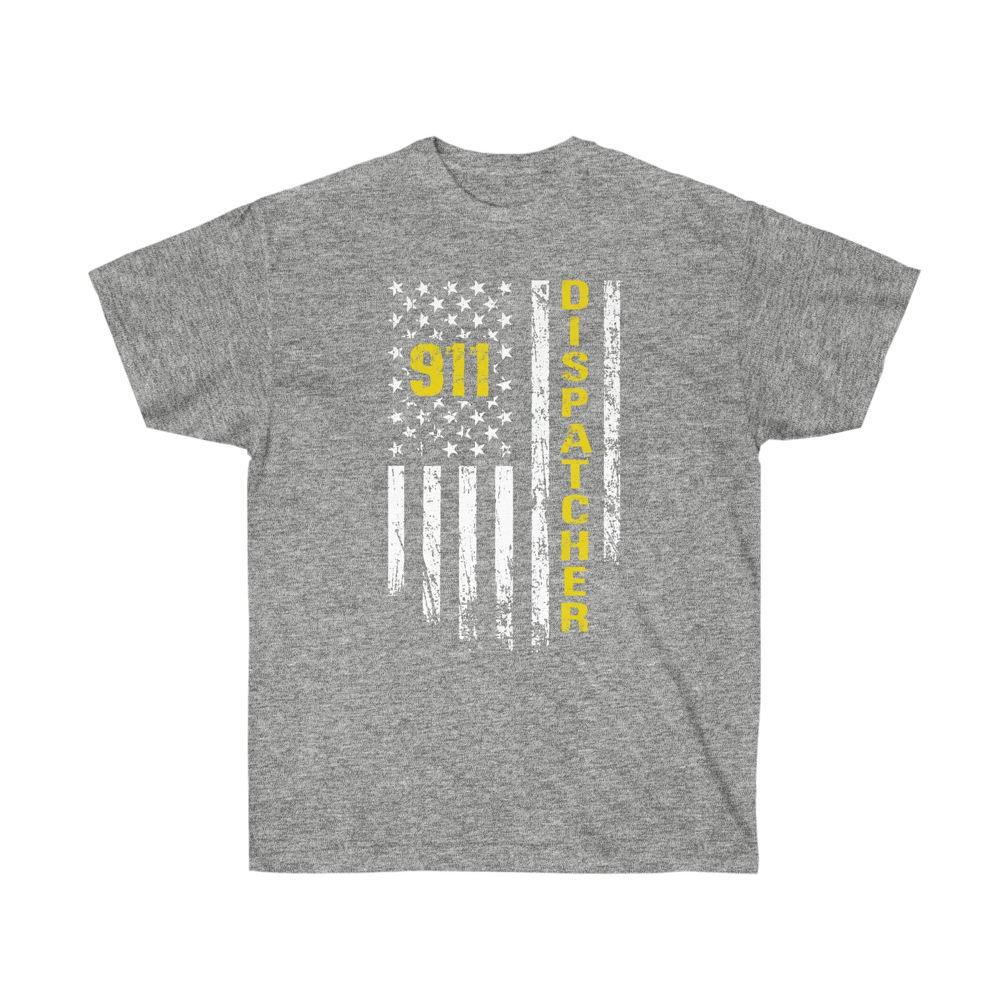 911 DISPATCHER FLAG (Unisex Ultra Cotton Tee)