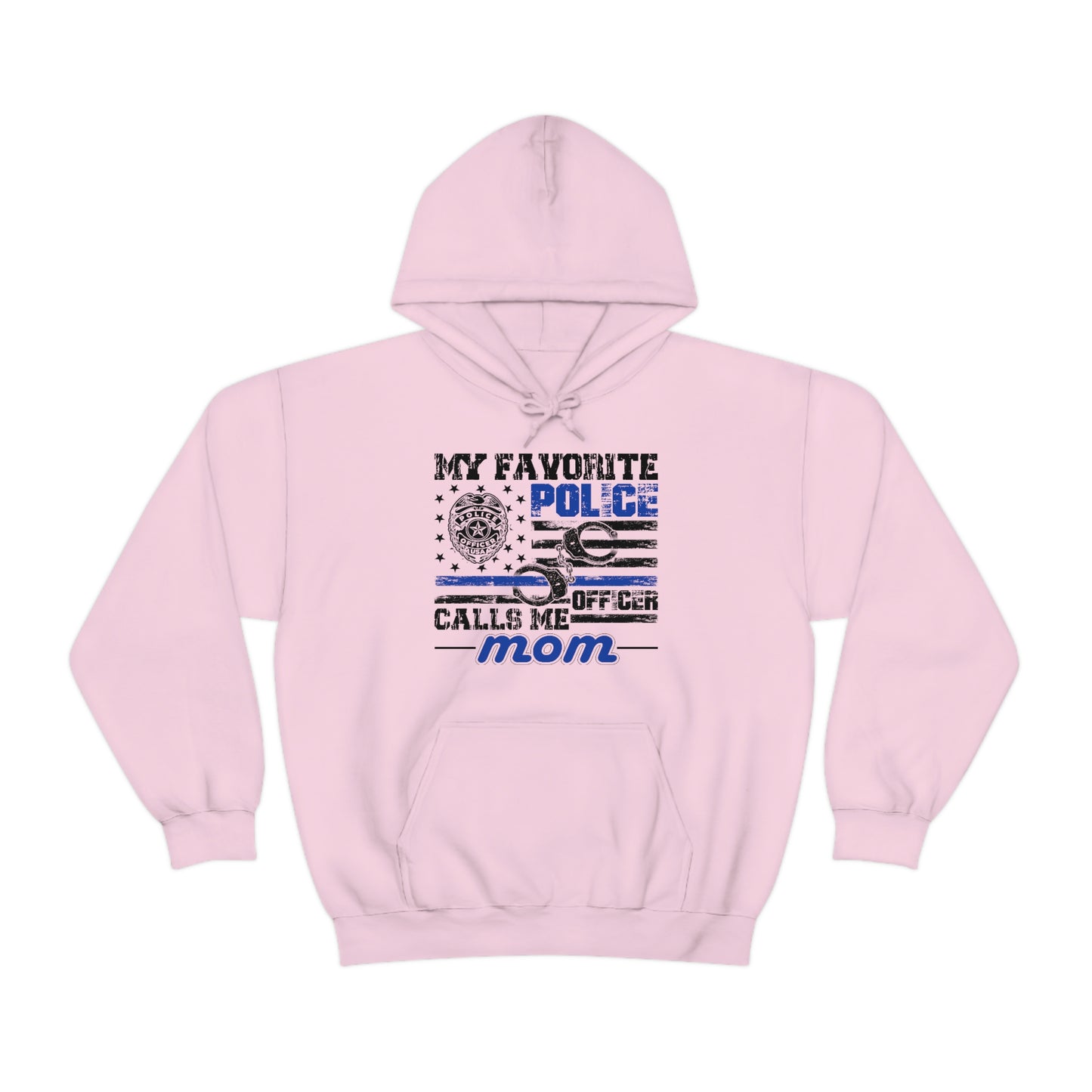 FAVORITE POLICE OFFICER CALLS ME MOM (Unisex Heavy Blend Hoodie)